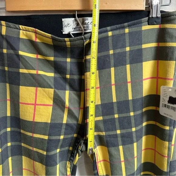 NWT FP Argyle Flare Bell Bottom Pants - Picture 8 of 8